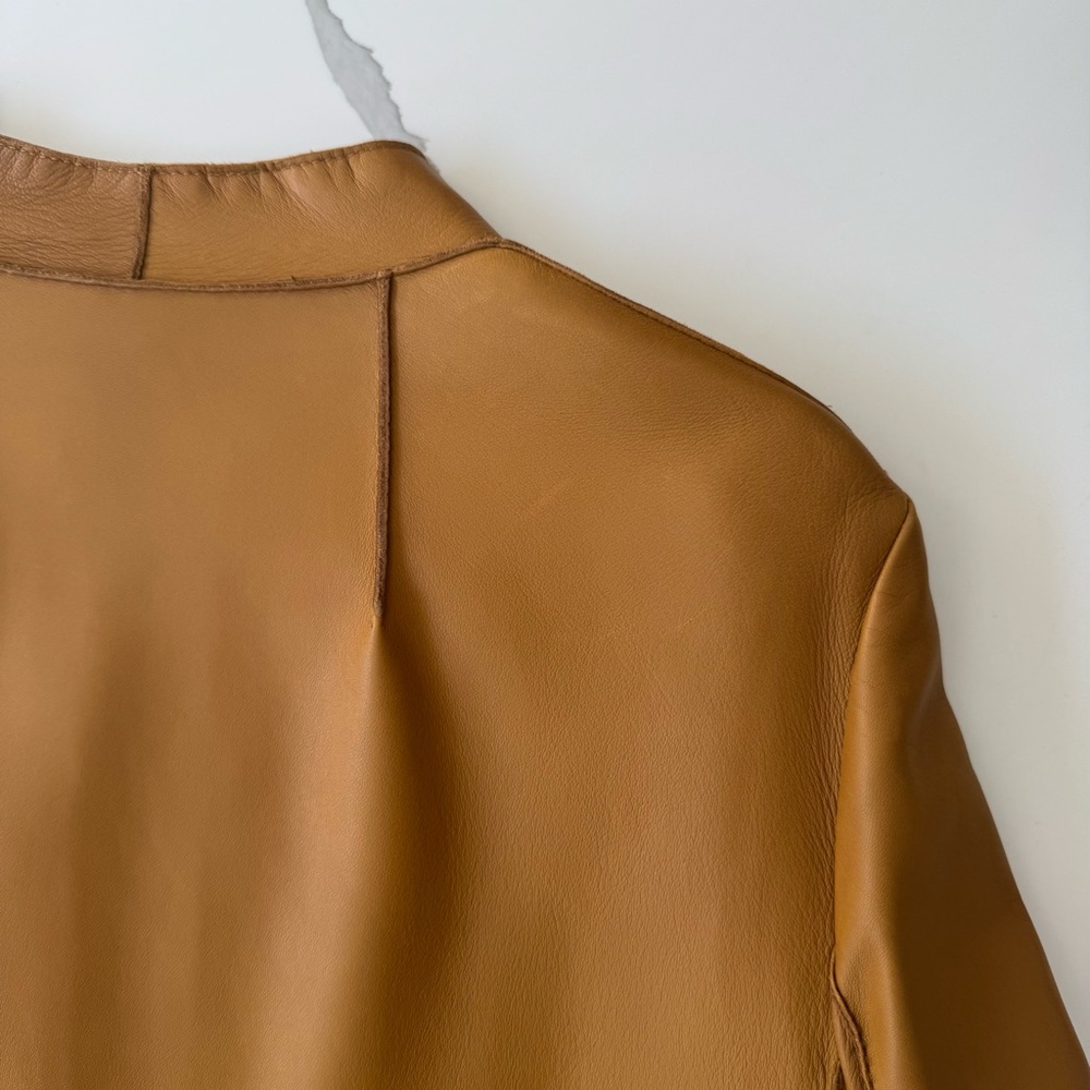 THE ROW LEATHER COAT - Picture 14 of 16